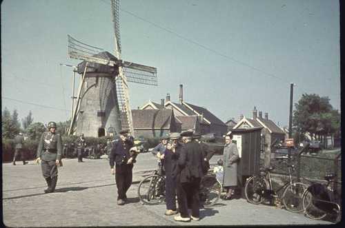 Following capitulation of Holland