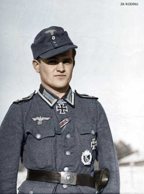 Feldwebel mit Orden