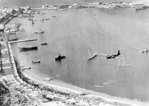 Mine-clearance at Tripoli harbor