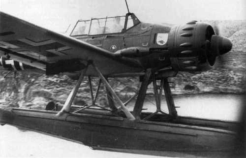 German seaplane in the Aegean