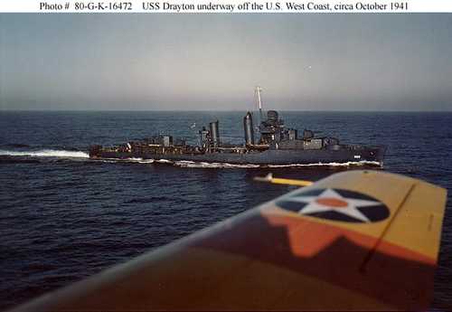 USS Drayton underway off the U.S. West Coast