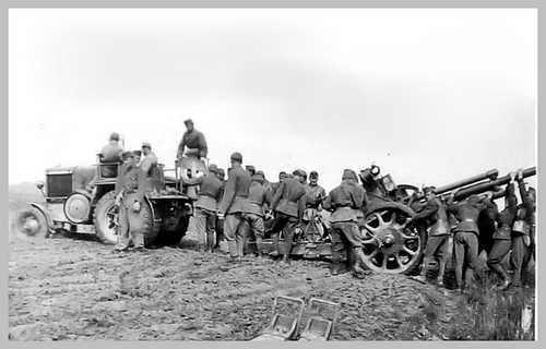 Honved AA Artillery Placement in Russia, 1941  