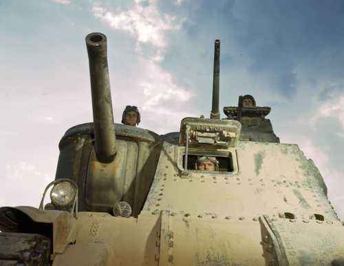 M-3 Tank Frontal with Crew