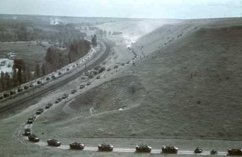 Massive German Convoy in France