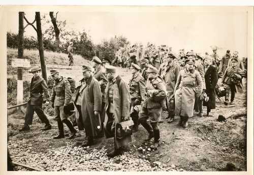 German officer POW's.