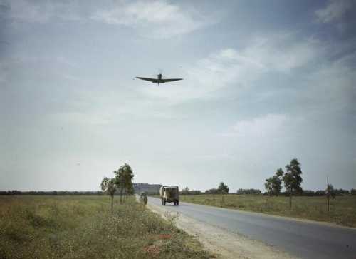 Escort to a road convoy