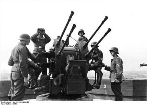 Flak Tower Flakvierling 38 AA
