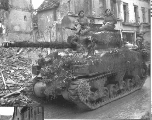 8th Armoured Brigade Firefly in Geldern Germany