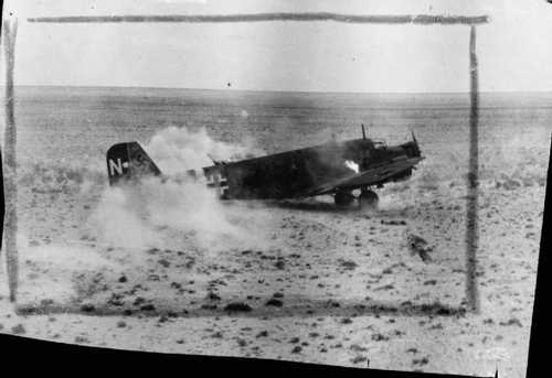 Ju 52 strafed