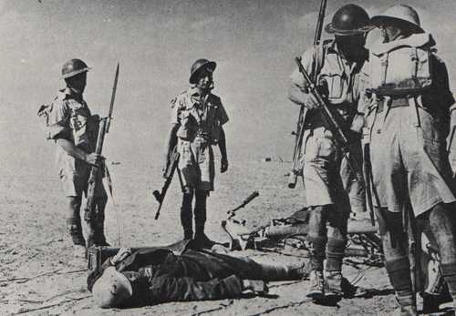 Collecting weapons in North Africa