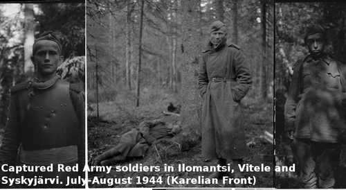 Three Red Army POWS of 1944 Karelian Front