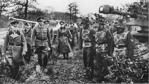 Rommel inspecting troops 
