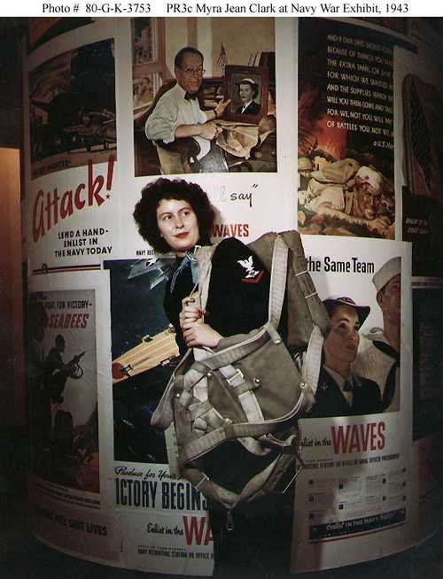 PR3c Myra Jean Clark at Navy War Exhibit