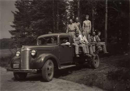 On truck