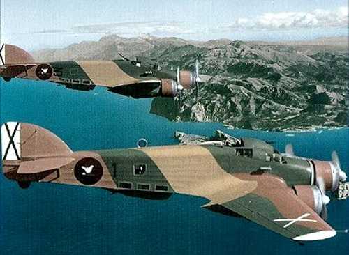 Savoia SM-79 over Mallorca
