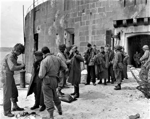 Searching surrendering POWs