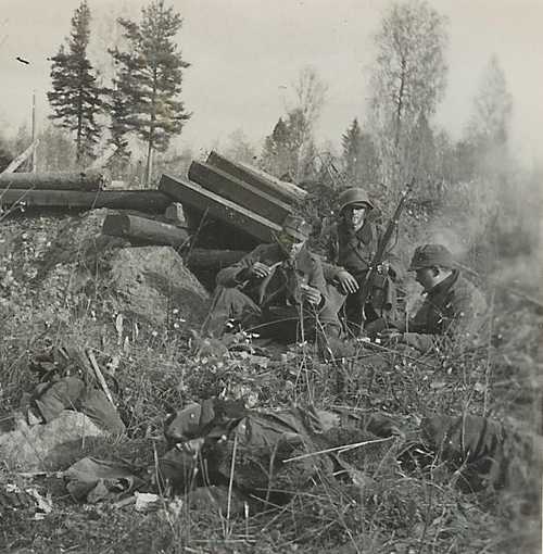 Destroyed bunker