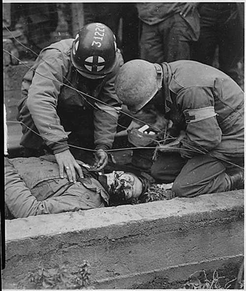 Medics at work