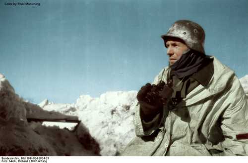 Wehrmacht Soldier on Eastern Front