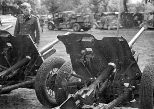 Captured guns